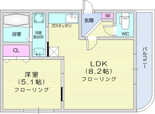 環状通東駅 徒歩9分 2階の物件間取画像